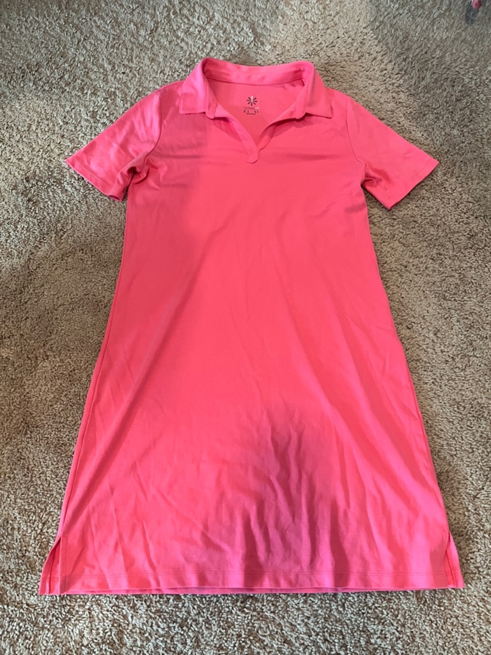 Isaac Mizrahi Pink Polo Shirt Dress